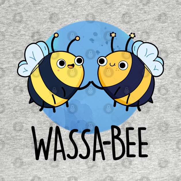 Wassabee Cute Wasabi Bee Pun by punnybone